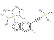 5-CHLORO-1-(TRIISOPROPYLSILYL)-6-((TRIMETHYLSILYL)ETHYNYL)-1H-PYRROLO[2,3-B]PYRIDINE