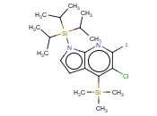 5-CHLORO-6-IODO-1-(TRIISOPROPYLSILYL)-4-(TRIMETHYLSILYL)-1H-PYRROLO[2,3-B]PYRIDINE