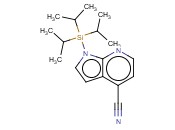 1-[<span class='lighter'>三</span>(1-<span class='lighter'>甲基</span>乙基)硅<span class='lighter'>基</span>]-1H-吡咯并[2,3-b]<span class='lighter'>吡啶</span>-4-甲腈