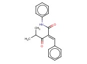 4-METHYL-3-OXO-N-PHENYL-2-(PHENYLMETHYLENE)PENTANAMIDE