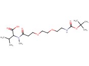 2-([3-[2-(2-TERT-BUTOXYCARBONYLAMINO-ETHOXY)-ETHOXY]-PROPIONYL]-METHYL-AMINO)-3-METHYL-BUTYRIC ACID