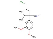 5-氯-2-(3,4-<span class='lighter'>二甲</span>氧基苯基)-2-异丙基<span class='lighter'>戊</span>腈