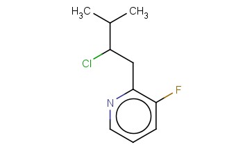 2-(2-CHLORO-3-METHYLBUTYL)-<span class='lighter'>3-FLUOROPYRIDINE</span>