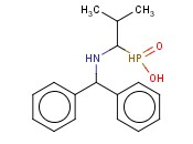 (1-(BENZHYDRYLAMINO)-2-METHYLPROPYL)PHOSPHINIC ACID