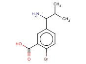 5-(1-AMINO-2-METHYLPROPYL)-<span class='lighter'>2-BROMOBENZOIC</span> ACID