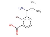 3-(1-AMINO-2-METHYLPROPYL)-<span class='lighter'>2-BROMOBENZOIC</span> ACID