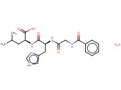 <span class='lighter'>N-BENZOYL-GLY-HIS-LEU</span> <span class='lighter'>HYDRATE</span>