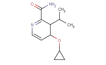 4-CYCLOPROPOXY-3-ISOPROPYL-3,4-DIHYDROPYRIDINE-2-CARBOXAMIDE