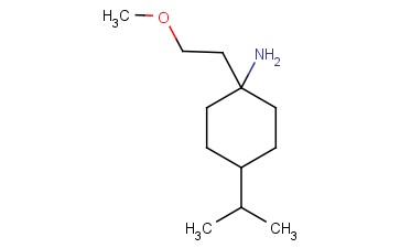 1-(2-METHOXYETHYL)-4-(PROPAN-2-YL)CYCLOHEXAN-1-AMINE