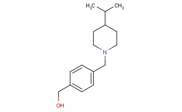 Benzenemethanol, 4-[[4-(1-methylethyl)-1-piperidinyl]methyl]-