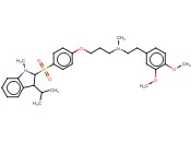 N-(3,4-DIMETHOXYPHENETHYL)-3-(4-(3-ISOPROPYL-1-METHYL-1H-INDOL-2-YLSULFONYL)PHENOXY)-N-METHYLPROPAN-1-AMINE