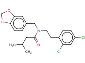 BUTANAMIDE, N-(1,3-BENZODIOXOL-5-YLMETHYL)-N-[2-(2,4-DICHLOROPHENYL)ETHYL]-3-METHYL-