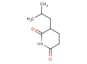 3-(2-<span class='lighter'>METHYLPROPYL</span>)PIPERIDINE-2,6-DIONE