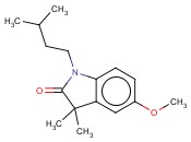 1-(I)-PENTYL-3,3-DIMETHYL-5-METHOXY-2-INDOLINONE