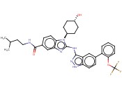 1-(4-羟基环己基)-2-[[5-(2-三氟甲氧基苯基)-1H-吲唑-3-基]氨基]-1H-<span class='lighter'>苯并咪唑</span>-5-羧酸 (3-<span class='lighter'>甲基</span>丁基)酰胺
