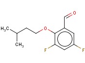 3,5-DIFLUORO-2-<span class='lighter'>ISO</span>-PENTOXYBENZALDEHYDE