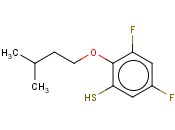 3,5-DIFLUORO-2-<span class='lighter'>ISO</span>-PENTOXYTHIOPHENOL