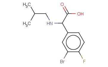 2-(3-BROMO-4-FLUOROPHENYL)-2-[(2-METHYLPROPYL)AMINO]ACETIC ACID