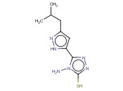 4-AMINO-5-(3-ISOBUTYL-1H-PYRAZOL-5-YL)-4H-1,2,4-TRIAZOLE-3-THIOL