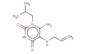 6-AMINO-1-(2-METHYLPROPYL)-5-[(PROP-2-EN-1-YL)AMINO]-1,2,3,4-TETRAHYDROPYRIMIDINE-2,4-DIONE