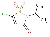 2-<span class='lighter'>ISOPROPYL</span>-5-CHLORO-1,1-DIOXOISOTHIAZOL-3(2H)-ONE