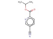 PROPAN-2-YL 5-<span class='lighter'>CYANOPYRIDINE</span>-2-CARBOXYLATE