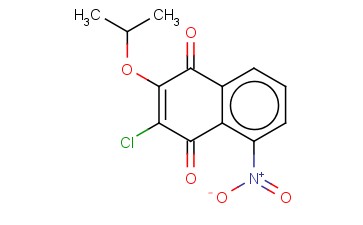 1,4-萘<span class='lighter'>醌</span>,3-<span class='lighter'>氯</span>-2-(1-甲基乙氧基)-5-硝基-
