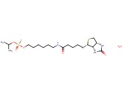磷氟化<span class='lighter'>酸</span>,6-[[5-[(3aS,4S,6aR)-<span class='lighter'>六</span><span class='lighter'>氢</span>-2-羰基-1H-噻吩并[3,4-d]咪唑-4-基]-1-羰基戊基]氨基]己基1-甲基乙基<span class='lighter'>酯</span>, 水合物 (2:1)
