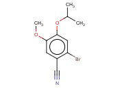 2-溴-4-<span class='lighter'>异</span><span class='lighter'>丙</span><span class='lighter'>氧基</span>-5-甲<span class='lighter'>氧基</span><span class='lighter'>苯</span>甲腈