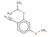 2-<span class='lighter'>异</span><span class='lighter'>丙</span><span class='lighter'>氧基</span>-4-甲<span class='lighter'>氧基</span><span class='lighter'>苯</span>腈