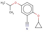 2-CYCLOPROPOXY-5-<span class='lighter'>ISOPROPOXYBENZONITRILE</span>