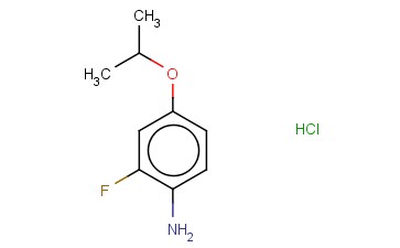 2-<span class='lighter'>氟</span>-4-异丙氧基苯胺<span class='lighter'>盐酸盐</span>