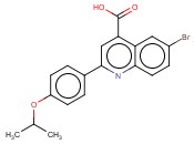 6-BROMO-2-(4-ISOPROPOXYPHENYL)<span class='lighter'>QUINOLINE-4-CARBOXYLIC</span> ACID