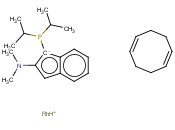 3-DI-I-PROPYLPHOSPHORANYLIDENE-2-(N,N-DIMETHYLAMINO)-1H-INDENE(1,5-CYCLOOCTADIENE)RHODIUM(I)