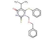 5-ISOPROPYL-1-BENZYLOXYMETHYL-6-(PHENYLTHIO)-2-THIOURACIL