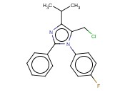 5-(CHLOROMETHYL)-1-(4-FLUOROPHENYL)-4-ISOPROPYL-2-PHENYL-1H-IMIDAZOLE