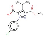 1-(4-CHLOROPHENYL)-4-ISOPROPYL-3-(METHOXYCARBONYL)-1H-PYRAZOLE-5-CARBOXYLIC ACID