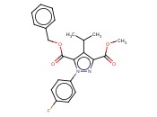 5-BENZYL 3-METHYL 1-(P-FLUOROPHENYL)-4-ISOPROPYL-1H-PYRAZOLE-3,5-DICARBOXYLATE