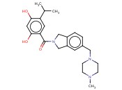 N-(2,4-DIHYDROXY-5-ISO-PROPYLBENZOYL)(5-((4-METHYLPIPERAZIN-1-YL)METHYL)-ISO-INDOLINE