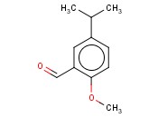 5-<span class='lighter'>异</span>丙基-2-甲<span class='lighter'>氧基</span><span class='lighter'>苯</span>甲醛