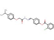 4-(2-((4-ISOPROPYLPHENOXY)ACETYL)CARBOHYDRAZONOYL)PHENYL <span class='lighter'>2-CHLOROBENZOATE</span>