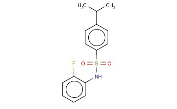 N-(2-FLUORO-PHENYL)-4-ISOPROPYL-BENZENESULFONAMIDE