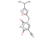 1-(3-ISOPROPYL-[1,2,4]OXADIAZOL-5-YLMETHYL)-2,4-DIOXO-1,2,3,4-TETRAHYDRO-PYRIMIDINE-5-CARBONITRILE