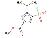 METHYL 5-(CHLOROSULFONYL)-1-ISOPROPYL-1H-PYRAZOLE-3-CARBOXYLATE