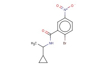 2-BROMO-N-(1-CYCLOPROPYLETHYL)-5-NITROBENZAMIDE