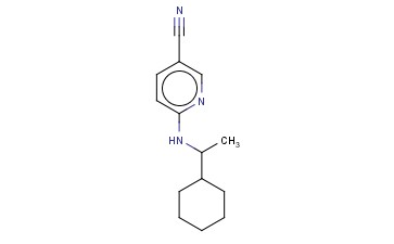 6-[(1-CYCLOHEXYLETHYL)AMINO]PYRIDINE-3-CARBONITRILE
