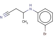 3-[(<span class='lighter'>3-BROMOPHENYL</span>)AMINO]BUTANENITRILE