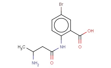2-(3-AMINOBUTANAMIDO)-5-BROMOBENZOIC ACID
