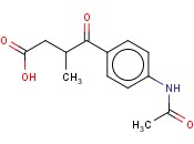 3-(4-<span class='lighter'>乙酰</span><span class='lighter'>氨基</span>苯甲酰基)丁酸
