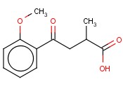2-甲基-4-<span class='lighter'>氧</span>-4-(2'-<span class='lighter'>甲</span><span class='lighter'>氧</span><span class='lighter'>苯基</span>)丁酸